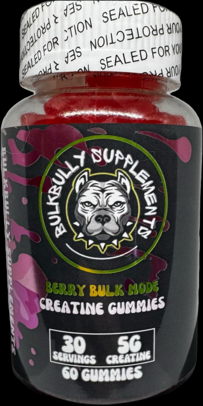 BulkBully Creatine Gummies - Strawberry
