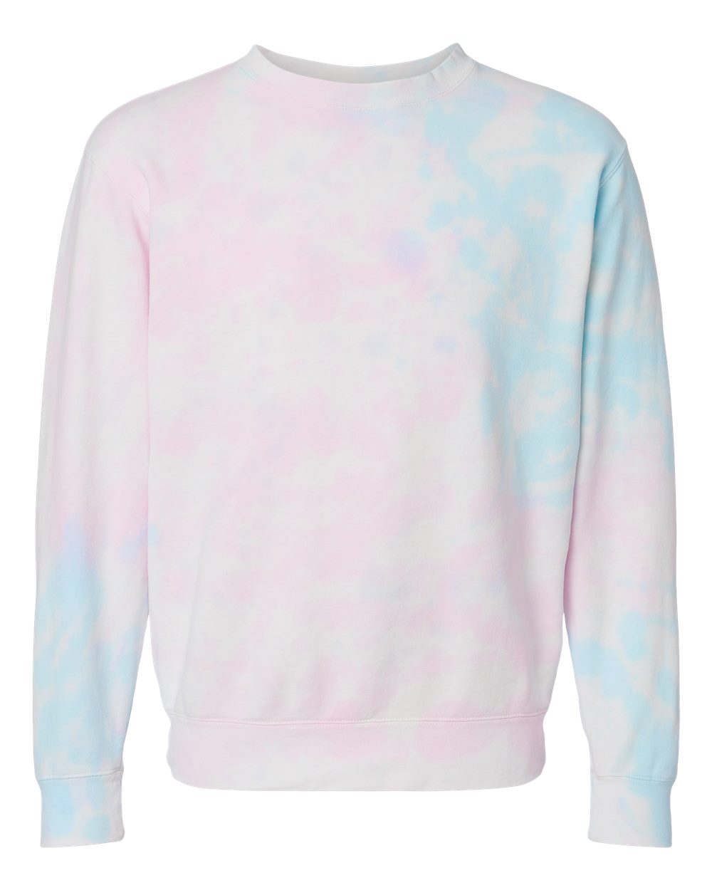 Independent Trading Co. Midweight Tie-Dyed Crewneck Sweatshirt PRM3500TD