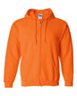 Unisex Heavy Blend™ Full-Zip Hooded Sweatshirt - Safety Orange -  - 415
