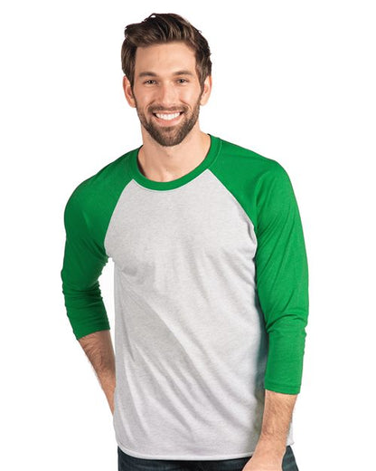 Unisex Triblend Three-Quarter Raglan T-Shirt -  - 3896