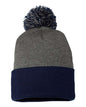 12" Pom-Pom Cuffed Beanie -  - 3015