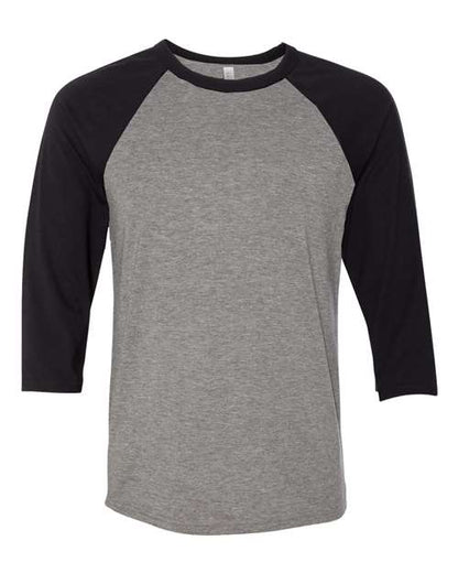 Unisex Three-Quarter Sleeve Baseball Tee -  - 2764