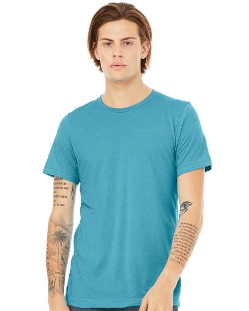 Triblend Tee - Aqua Triblend