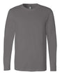 Unisex Jersey Long Sleeve Tee - Asphalt -  - 123