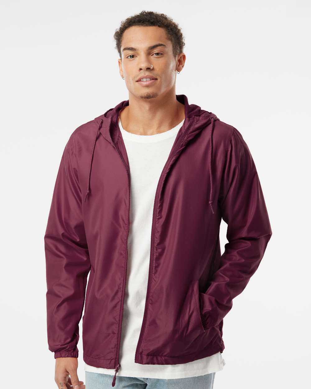 Independent Trading Co. Lightweight Windbreaker Full-Zip Jacket EXP54LWZ