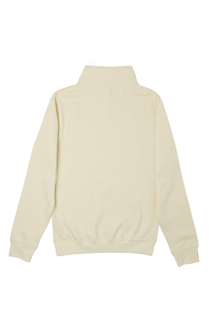 HERO-4020 Youth Quarter Zip Sweatshirt - Ivory - YOUTH L - Quarter-Zip