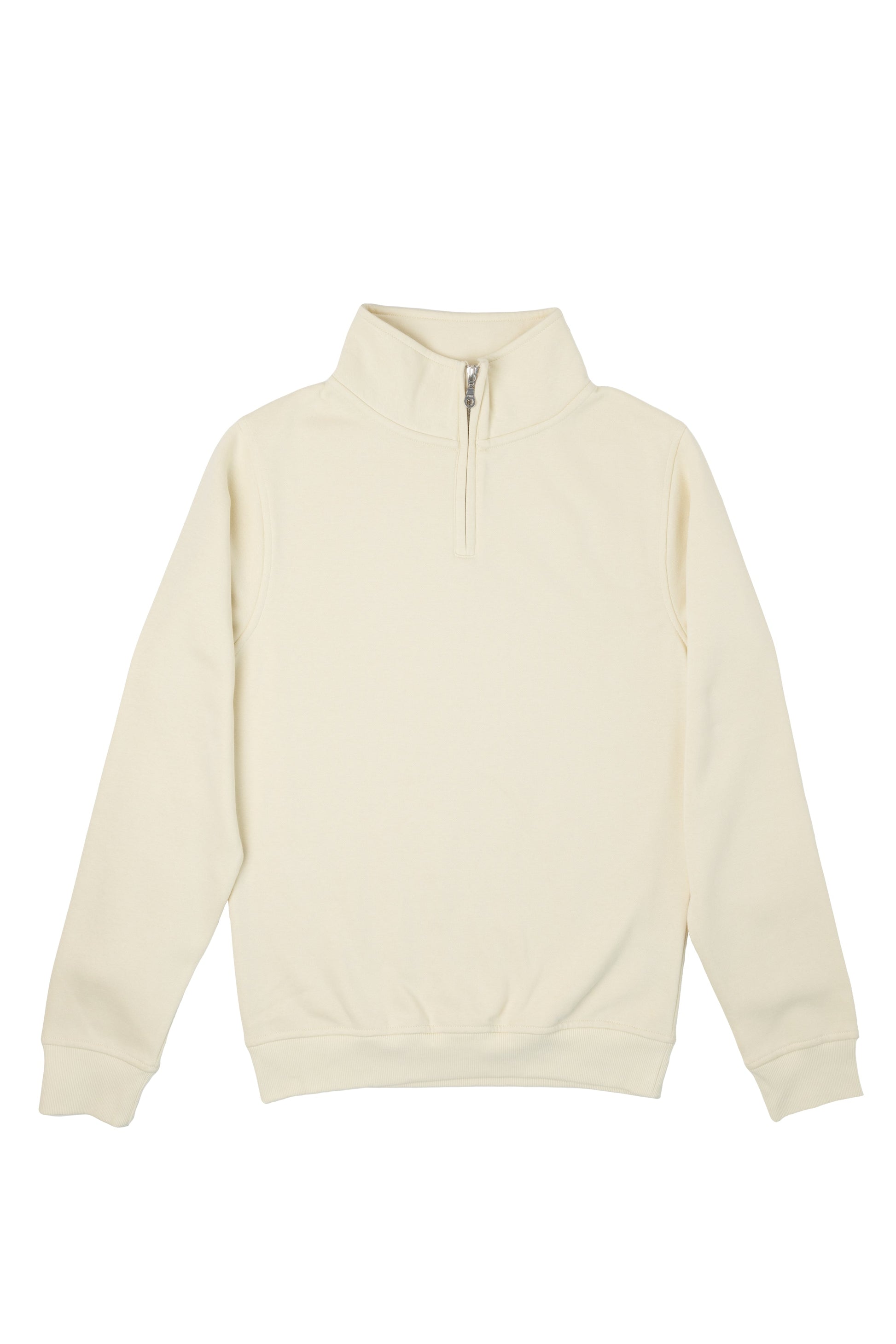 HERO-4020 Youth Quarter Zip Sweatshirt - Ivory - YOUTH L - Quarter-Zip