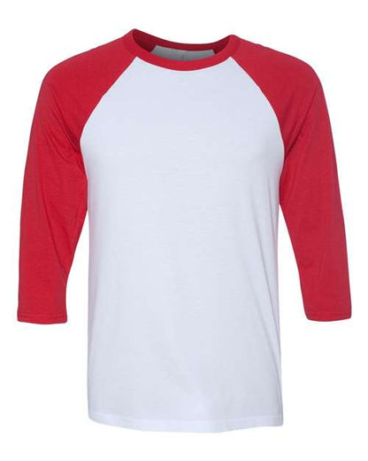 Unisex Three-Quarter Sleeve Baseball Tee -  - 2764