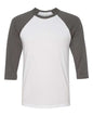 Unisex Three-Quarter Sleeve Baseball Tee -  - 2764