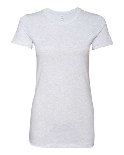 Women's Slim Fit Tee - Solid White Blend -  - 2020