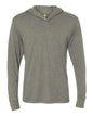 Unisex Triblend Hooded Long Sleeve Pullover T-Shirt -  - 3222