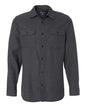Men's Solid Flannel Shirt -  - 3316