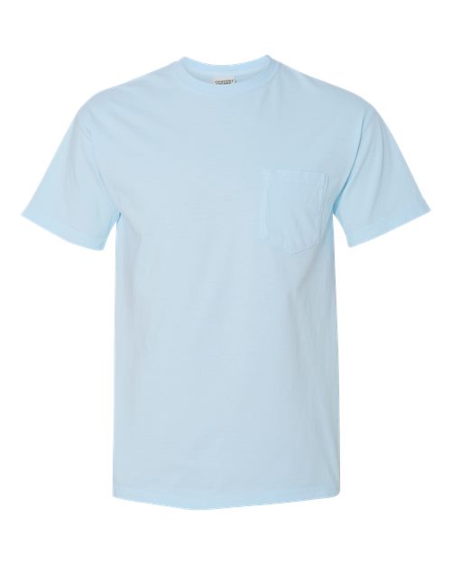 Unisex Garment-Dyed Heavyweight Pocket T-Shirt - Chambray -  - 1963
