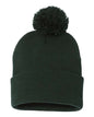 12" Pom-Pom Cuffed Beanie -  - 3015