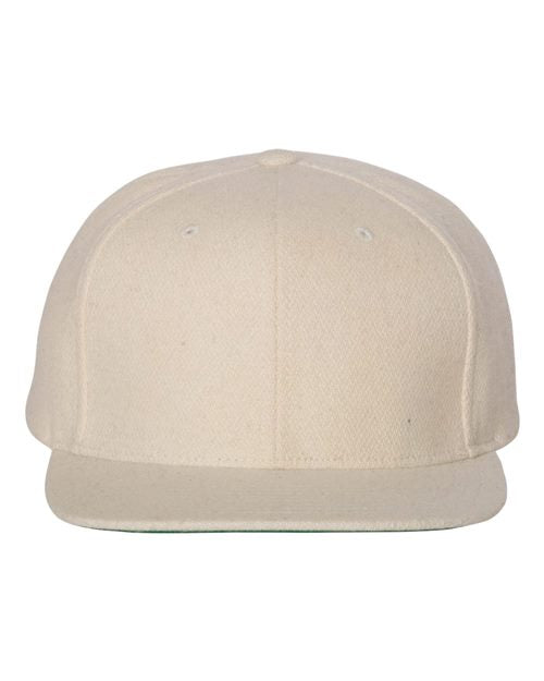 Melton Wool Blend Snapback Cap -  - 4339