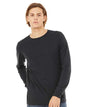 Unisex Jersey Long Sleeve Tee - Dark Grey -  - 123