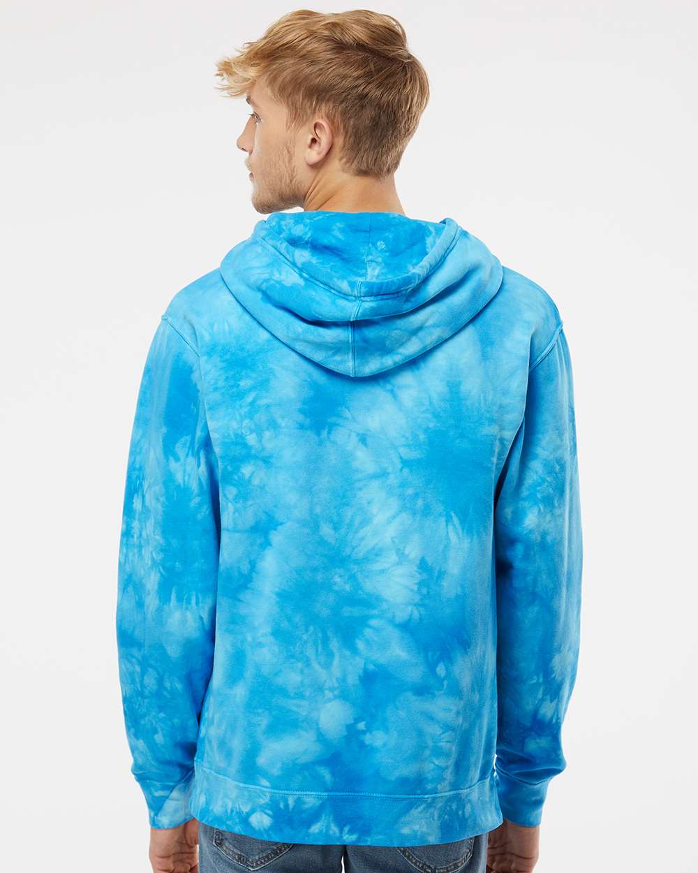 Independent Trading Co. Midweight Tie-Dyed Hooded Sweatshirt PRM4500TD