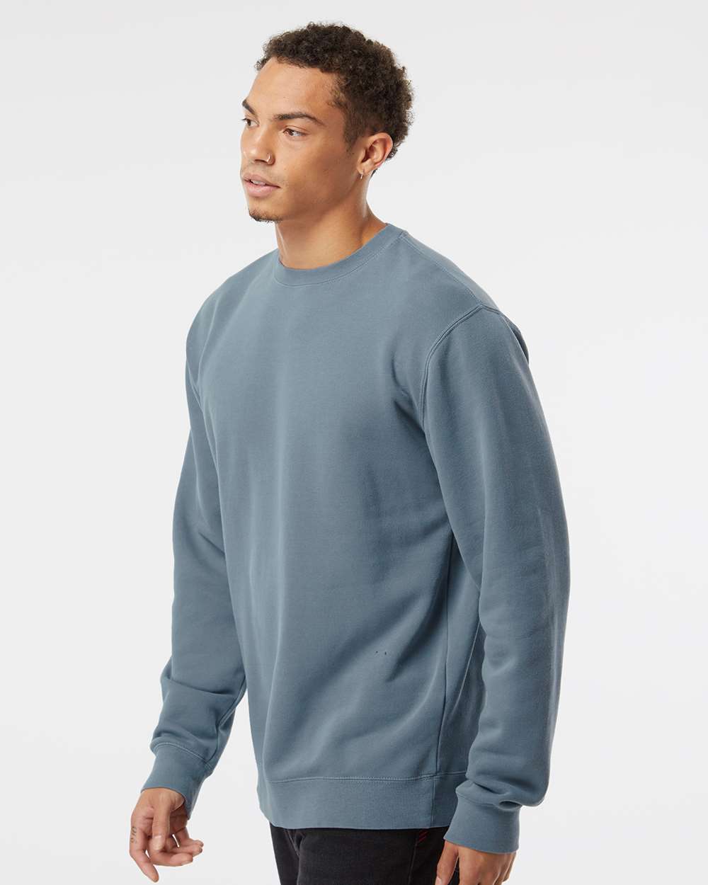 Independent Trading Co. Midweight Pigment-Dyed Crewneck Sweatshirt PRM3500