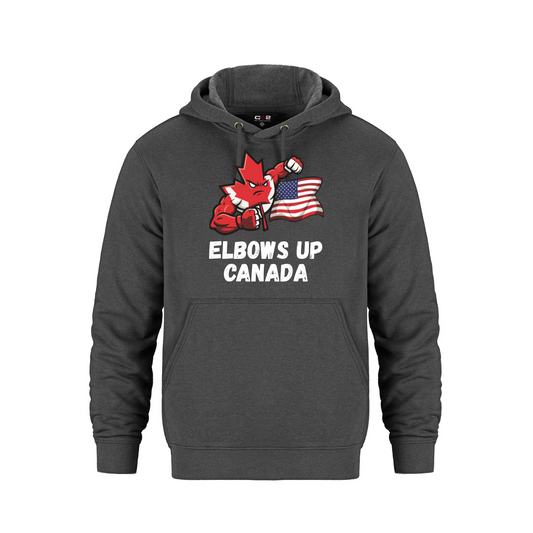 Fortress 320GSM Adult Water Repellent Pullover Hoodie - Elbows Up Canada!