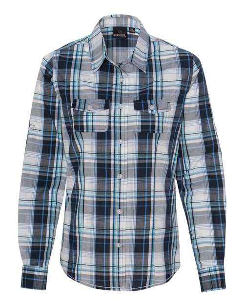 Women's Plaid Shirt -  - 3666