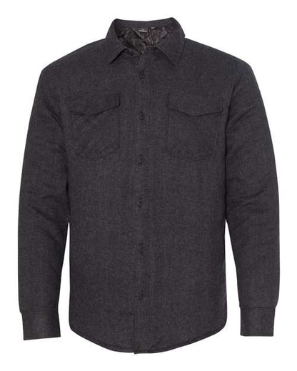 Men's Quilted Flannel Shirt Jacket -  - 3678