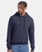 Unisex Powerblend® Hooded Sweatshirt - Navy Heather -  - 1757
