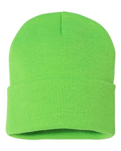 12" Solid Cuffed Beanie -  - 1411
