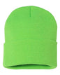 12" Solid Cuffed Beanie -  - 1411