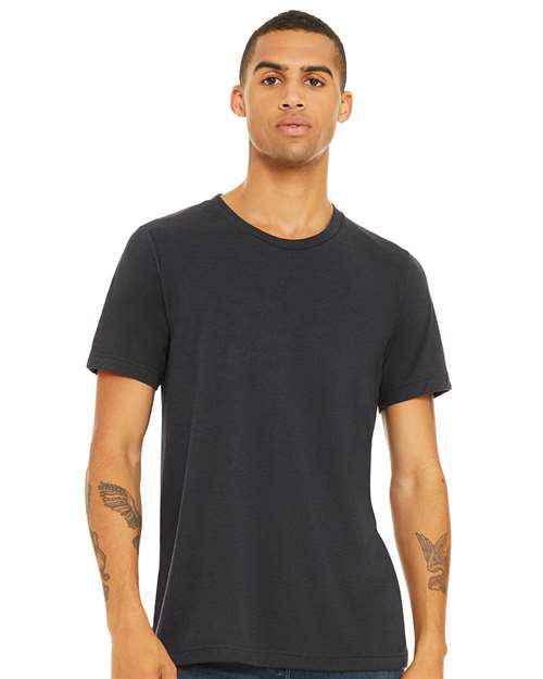 Triblend Tee - Solid Dark Grey Triblend