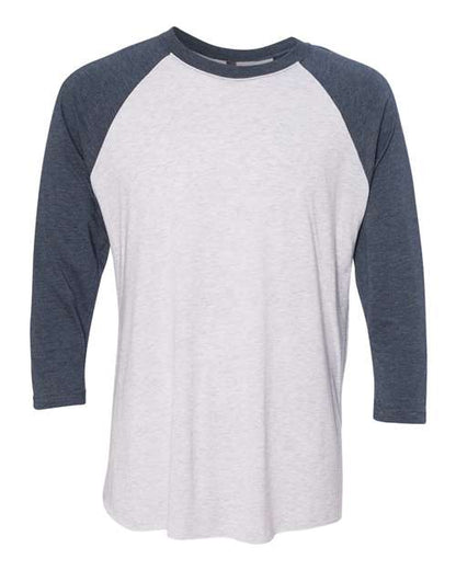 Unisex Triblend Three-Quarter Raglan T-Shirt -  - 3896