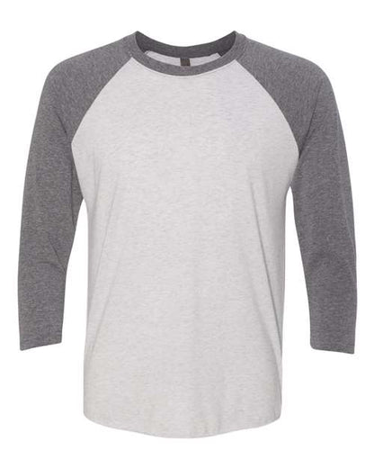 Unisex Triblend Three-Quarter Raglan T-Shirt -  - 3896