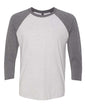 Unisex Triblend Three-Quarter Raglan T-Shirt -  - 3896