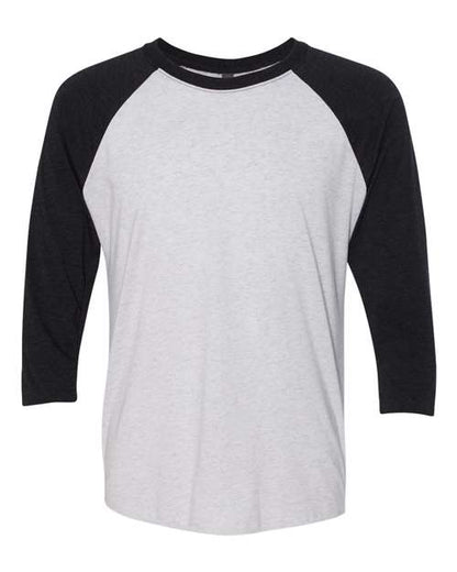 Unisex Triblend Three-Quarter Raglan T-Shirt -  - 3896
