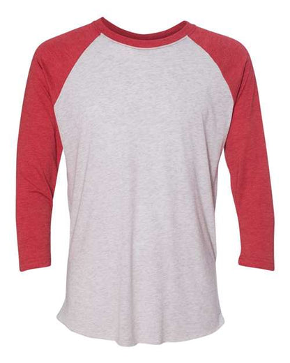 Unisex Triblend Three-Quarter Raglan T-Shirt -  - 3896