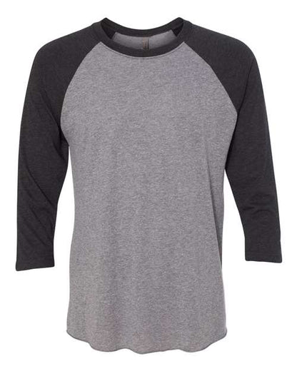 Unisex Triblend Three-Quarter Raglan T-Shirt -  - 3896