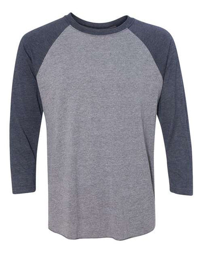 Unisex Triblend Three-Quarter Raglan T-Shirt -  - 3896