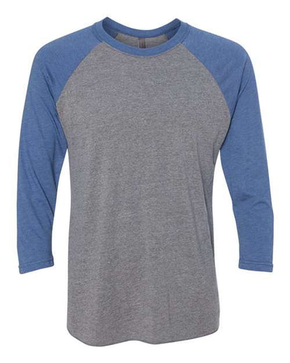 Unisex Triblend Three-Quarter Raglan T-Shirt -  - 3896