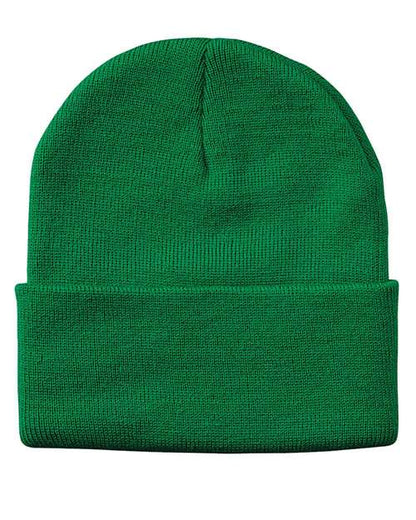 12" Solid Cuffed Beanie -  - 1411