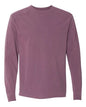 Unisex Garment-Dyed Heavyweight Long Sleeve T-Shirt - Berry -  - 2217