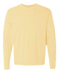Unisex Garment-Dyed Heavyweight Long Sleeve T-Shirt - Butter -  - 2217