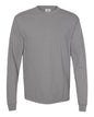 Unisex Garment-Dyed Heavyweight Long Sleeve T-Shirt - Granite -  - 2217