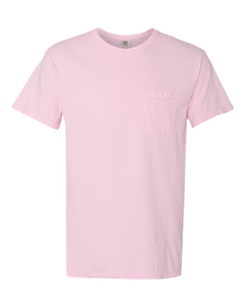 Unisex Garment-Dyed Heavyweight Pocket T-Shirt - Blossom -  - 1963