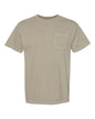 Unisex Garment-Dyed Heavyweight Pocket T-Shirt - Sandstone -  - 1963