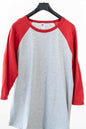 47289 - Men’s Baseball Tee - Heather Red / S - CLOSE