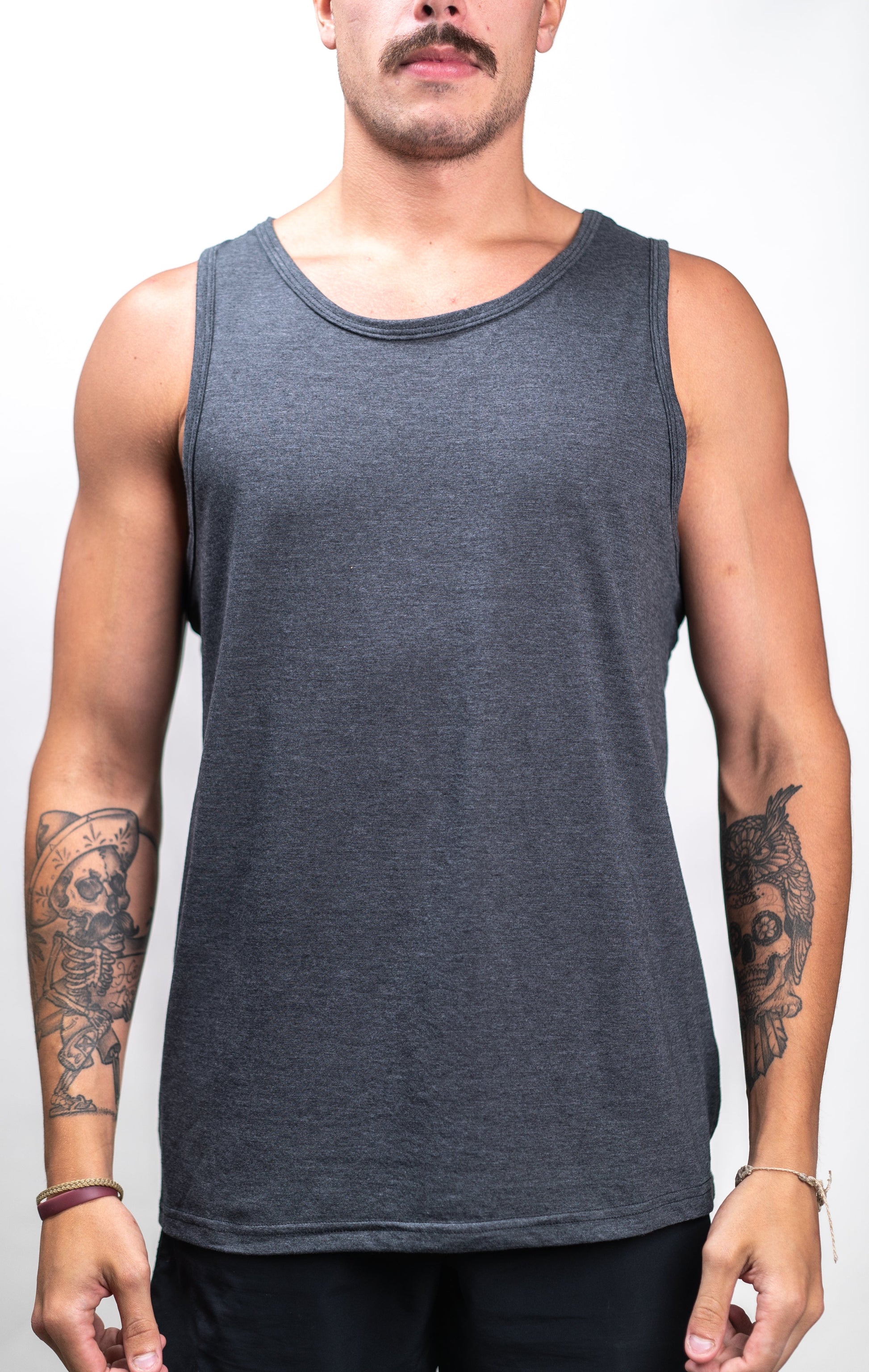 47292 - Men’s Tank Top - Charcoal Heather / S - CLOSE
