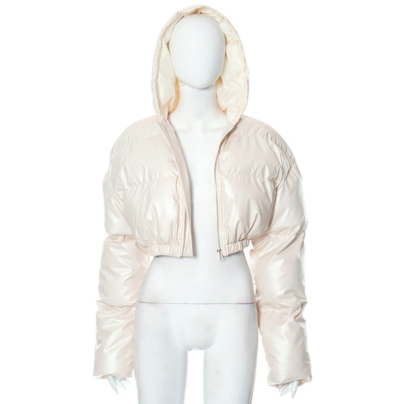 Y2K Bubble Puffer Crop Jacket