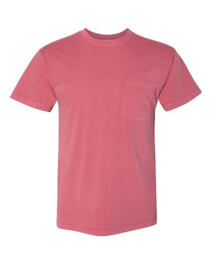 Unisex Inspired Dye Pocket T-Shirt -  - 4863