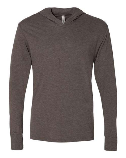 Unisex Triblend Hooded Long Sleeve Pullover T-Shirt -  - 3222