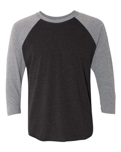 Unisex Triblend Three-Quarter Raglan T-Shirt -  - 3896