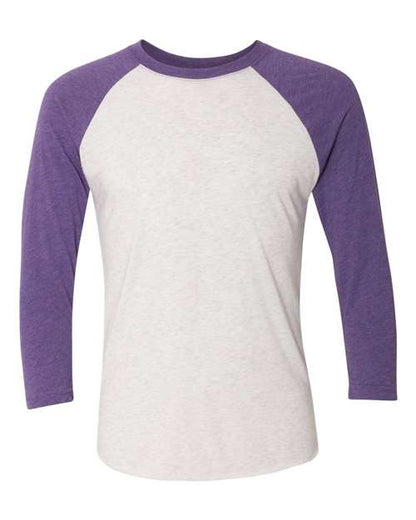 Unisex Triblend Three-Quarter Raglan T-Shirt -  - 3896